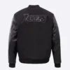 Los-Angeles-Lakers-Pro-Standard-Triple-Black-Varsity-Jacket-4
