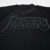 Los-Angeles-Lakers-Pro-Standard-Triple-Black-Varsity-Jacket-9