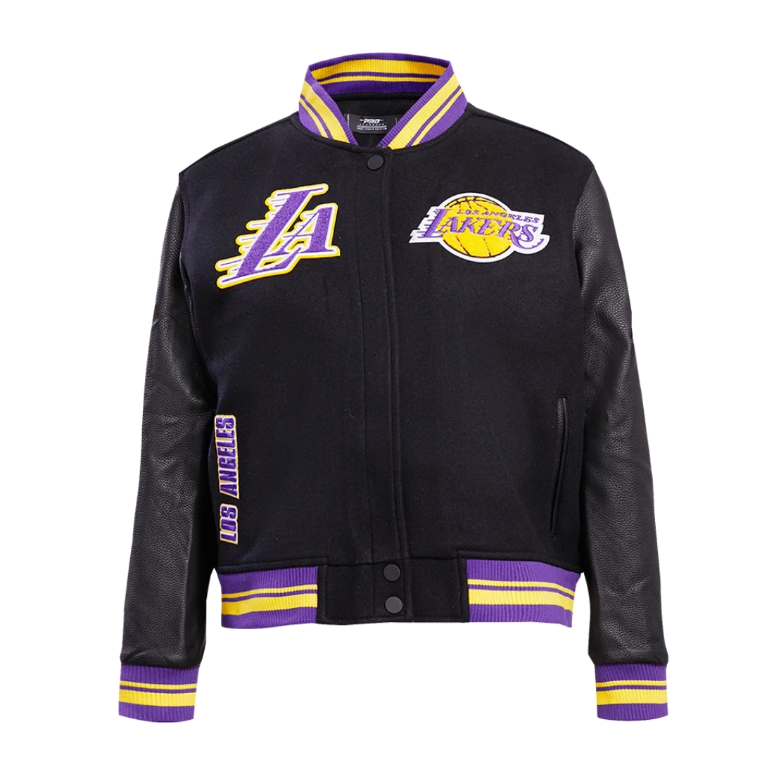 Los-Angeles-Lakers-Retro-Classic-Womens-Wool-Leather-Varsity-Jacket-Black-1