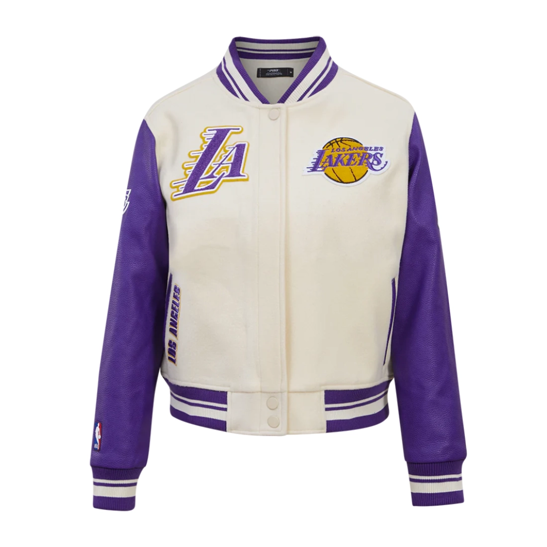 Los-Angeles-Lakers-Retro-Classic-Womens-Wool-Leather-Varsity-Jacket-White-Purple-1
