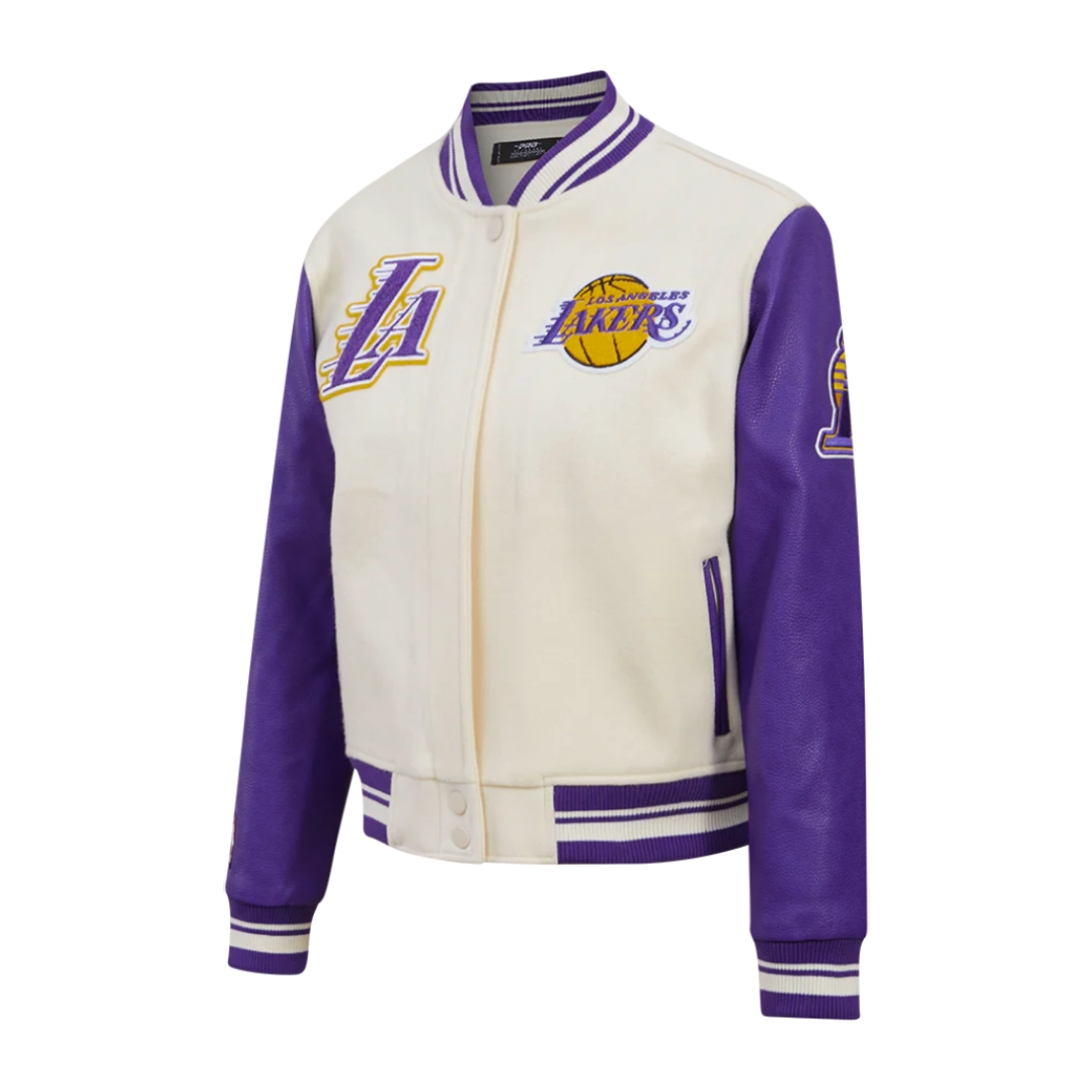Los-Angeles-Lakers-Retro-Classic-Womens-Wool-Leather-Varsity-Jacket-White-Purple-2
