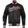 Los-Angeles-Lakers-Script-Tail-Full-Snap-Satin-Varsity-Jacket-Black-7