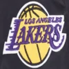 Los-Angeles-Lakers-Script-Tail-Womens-Full-Snap-Satin-Varsity-Jacket-Black-1
