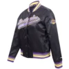 Los-Angeles-Lakers-Script-Tail-Womens-Full-Snap-Satin-Varsity-Jacket-Black-5