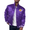 Los-Angeles-Lakers-Silver-Tab-Trucker-Satin-Varsity-Jacket-Purple