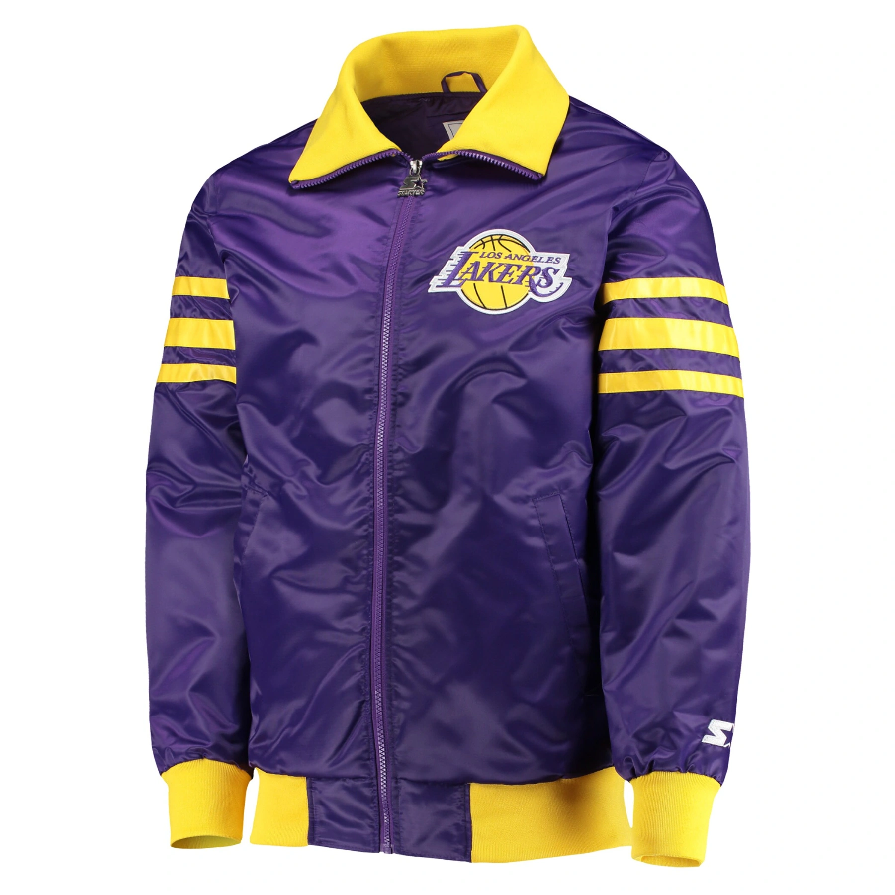 Los-Angeles-Lakers-The-Captain-II-Satin-Varsity-Jacket-Purple-1