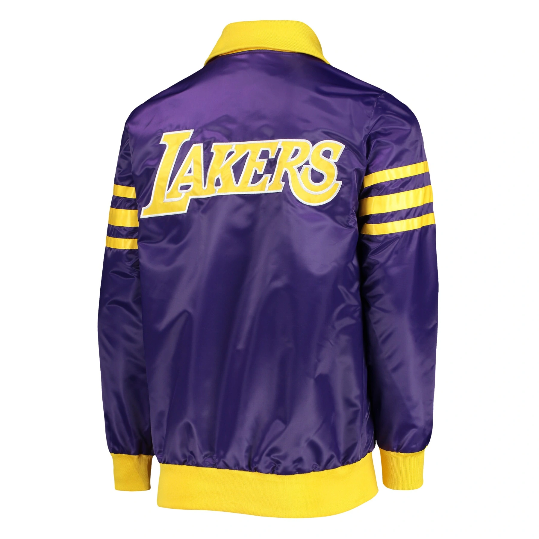 Los-Angeles-Lakers-The-Captain-II-Satin-Varsity-Jacket-Purple-2