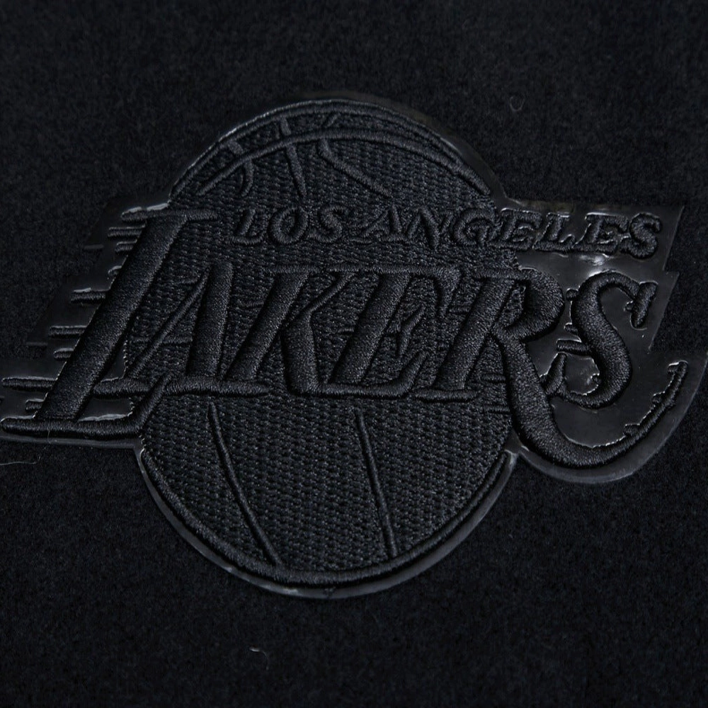 Los-Angeles-Lakers-Triple-Black-Wool-Leather-Varsity-Jacket-Black-3