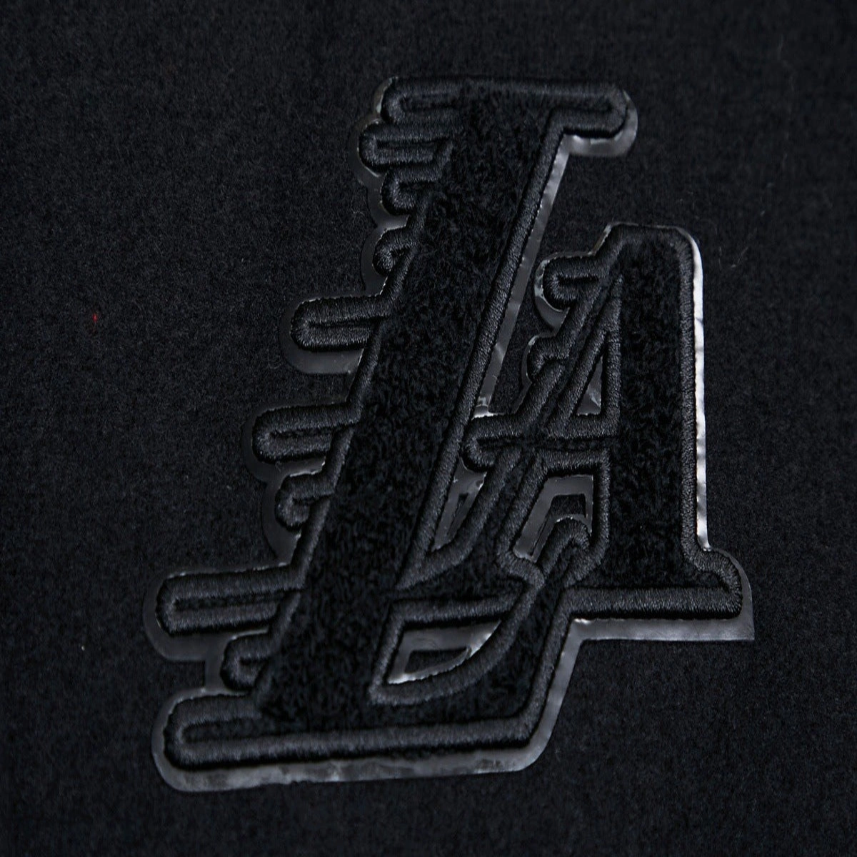 Los-Angeles-Lakers-Triple-Black-Wool-Leather-Varsity-Jacket-Black-4