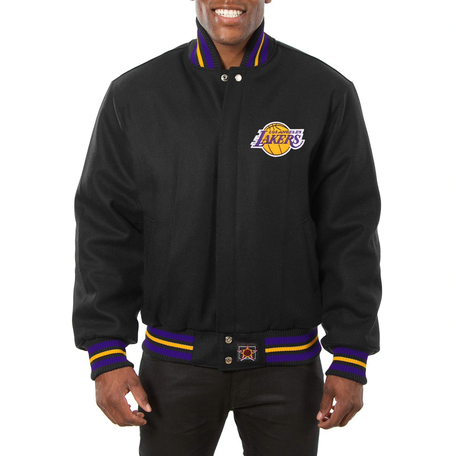 Los-Angeles-Lakers-Wool-Varsity-Jacket-Black