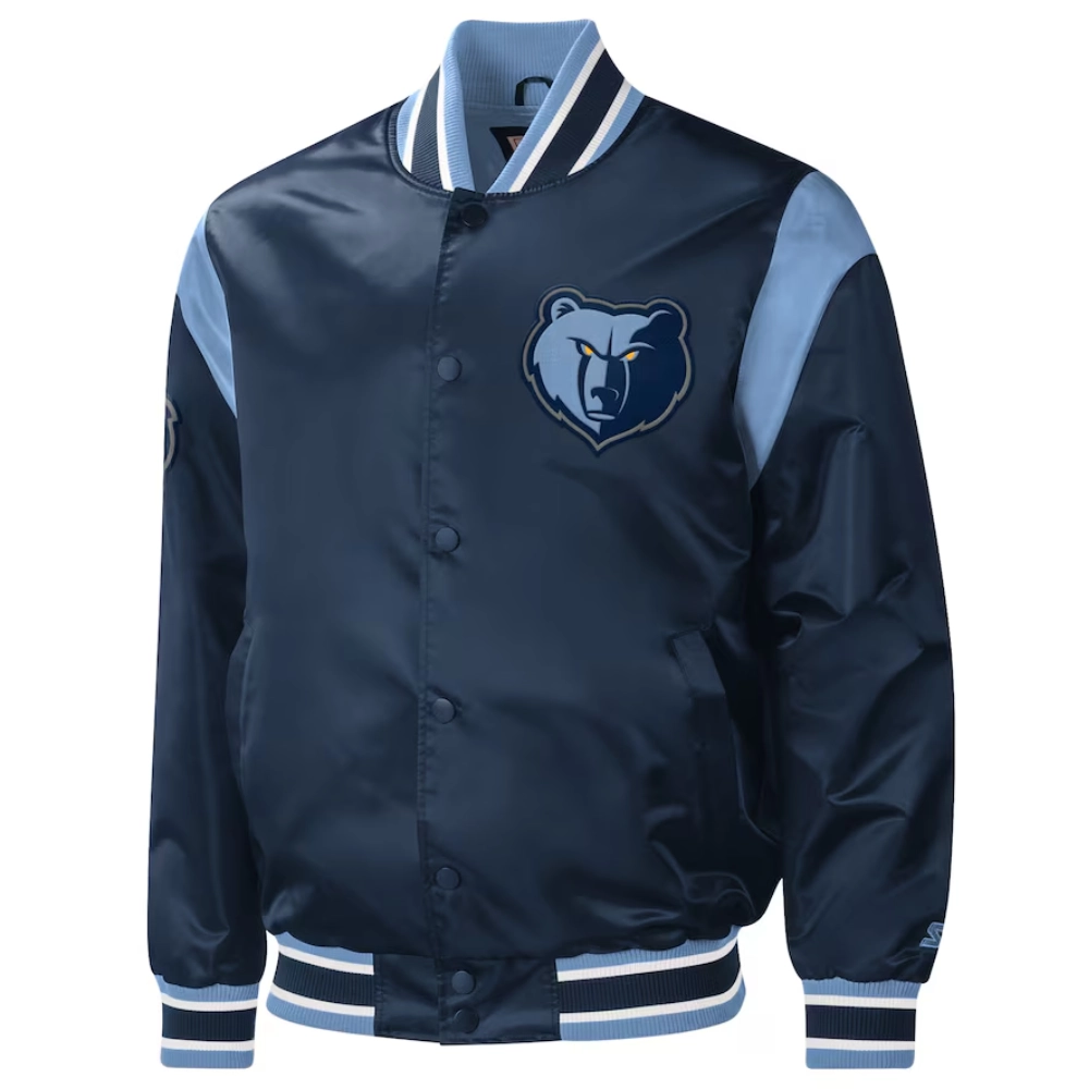 Memphis-Grizzlies-Force-Play-Satin-Varsity-Jacket-Navy-1