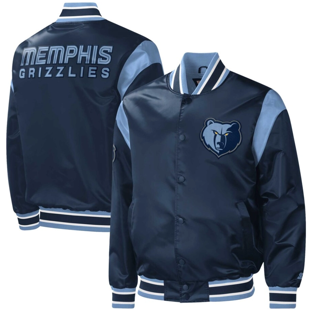 Memphis-Grizzlies-Force-Play-Satin-Varsity-Jacket-Navy-2