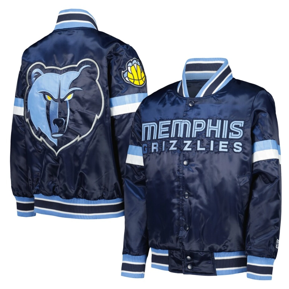 Memphis-Grizzlies-Home-Game-Satin-Varsity-Jacket-Navy-2