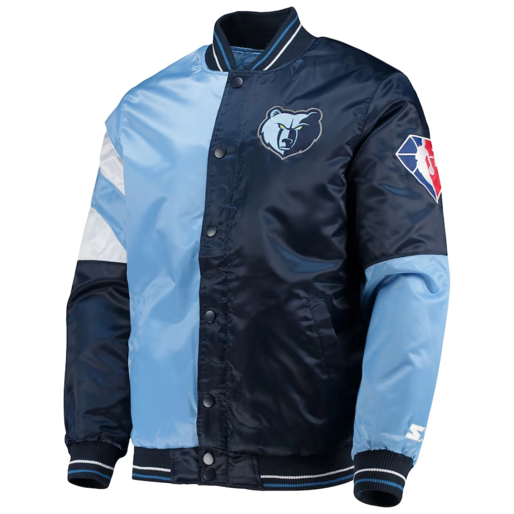Memphis-Grizzlies-Leader-Satin-Varsity-Jacket-BlueNavy-1