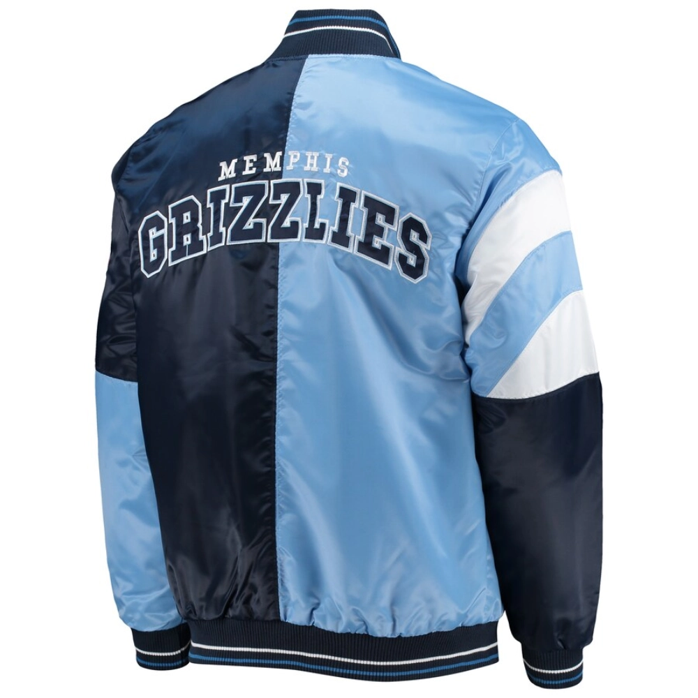 Memphis-Grizzlies-Leader-Satin-Varsity-Jacket-BlueNavy-2