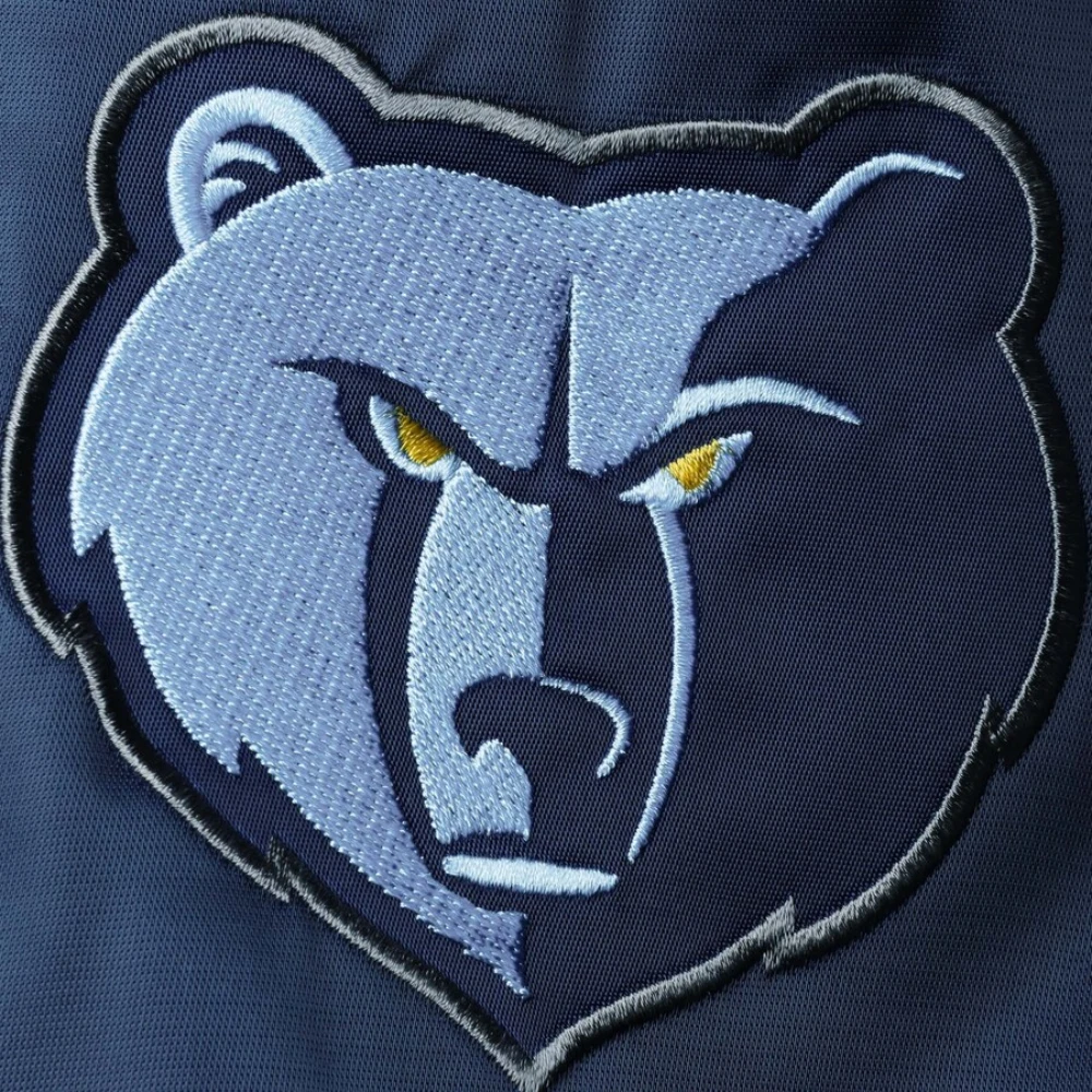Memphis-Grizzlies-Leader-Satin-Varsity-Jacket-BlueNavy-3