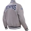 Memphis-Grizzlies-Pro-Standard-Crest-Emblem-Gray-Wool-Varsity-Jacket-2