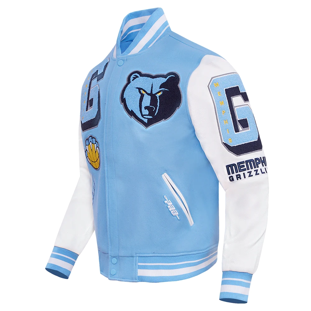 Memphis-Grizzlies-Pro-Standard-Mashup-Wool-And-Leather-Varsity-Jacket-1