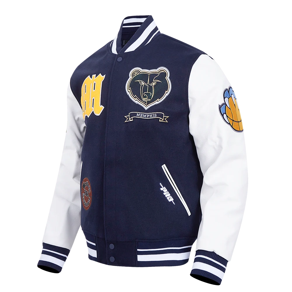 Memphis-Grizzlies-Pro-Standard-Pro-Prep-Wool-And-Leather-Varsity-Jacket-1