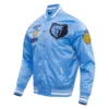 Memphis-Grizzlies-Pro-Standard-Retro-Classic-Blue-Satin-Varsity-Jacket-1