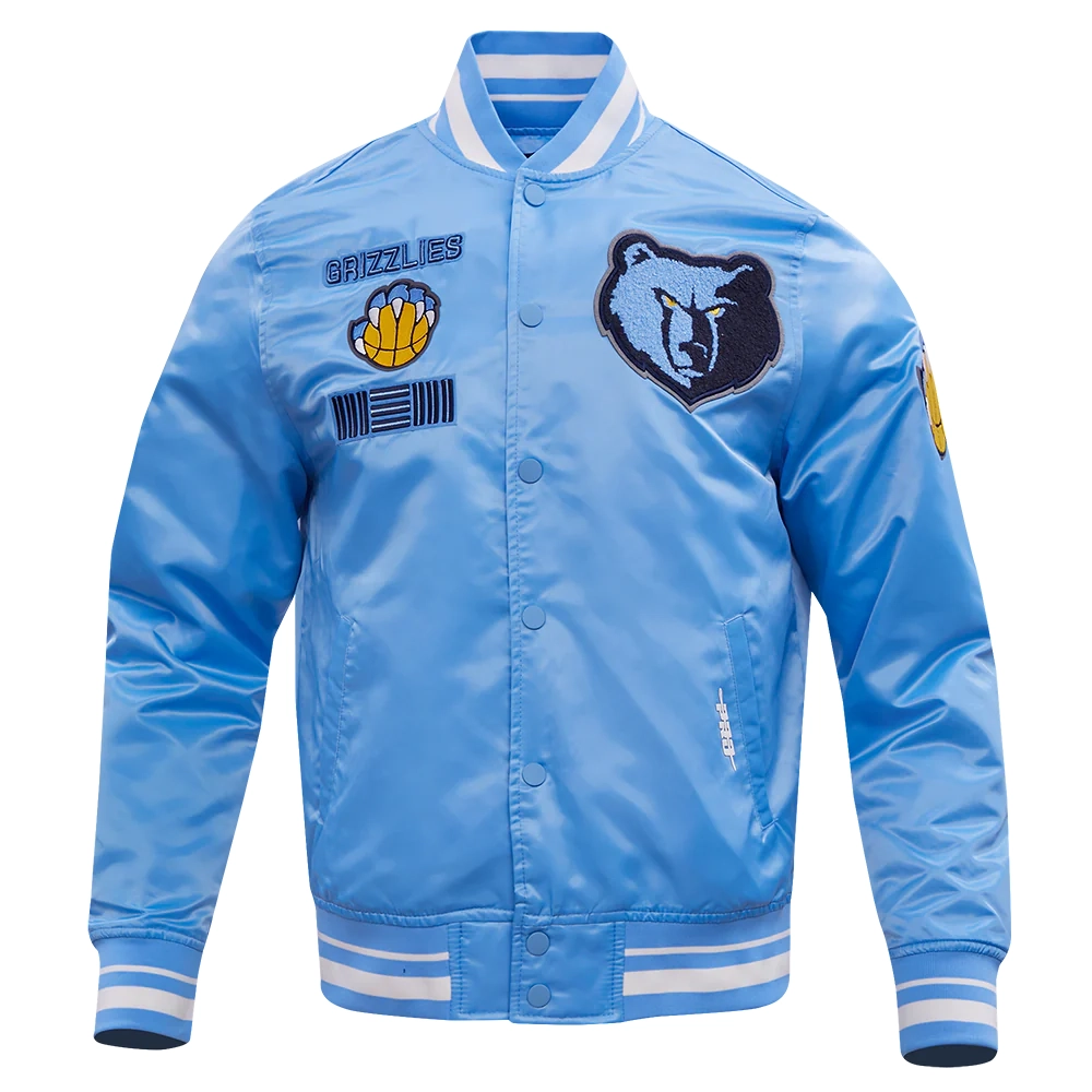 Memphis-Grizzlies-Pro-Standard-Retro-Classic-Blue-Satin-Varsity-Jacket-2