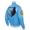 Memphis-Grizzlies-Pro-Standard-Script-Tail-Blue-Satin-Varsity-Jacket-3