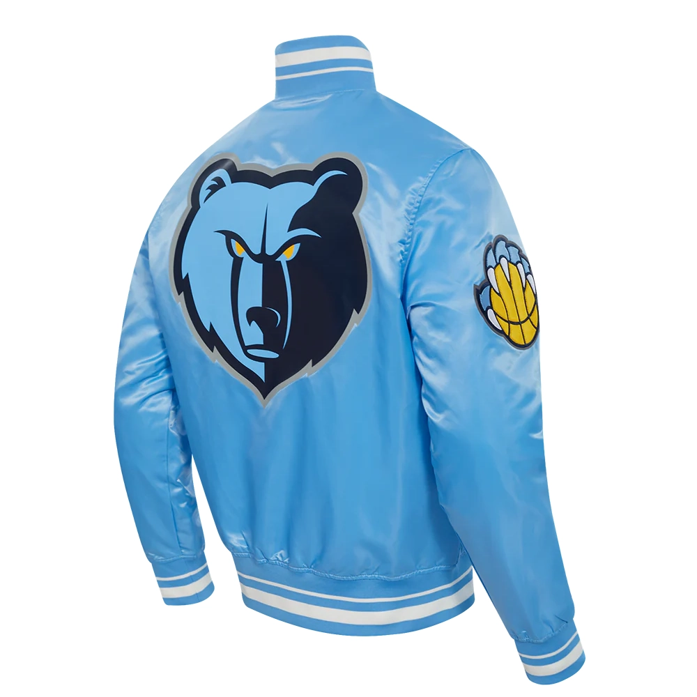 Memphis-Grizzlies-Pro-Standard-Script-Tail-Blue-Satin-Varsity-Jacket-3