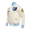Memphis-Grizzlies-Retro-Classic-Full-Snap-Satin-Varsity-Jacket-Cream-1