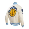Memphis-Grizzlies-Retro-Classic-Full-Snap-Satin-Varsity-Jacket-Cream-2
