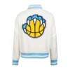 Memphis-Grizzlies-Retro-Classic-Womens-Full-Snap-Satin-Varsity-Jacket-Cream-4