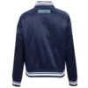 Memphis-Grizzlies-Script-Tail-Womens-Full-Snap-Satin-Varsity-Jacket-Navy-3
