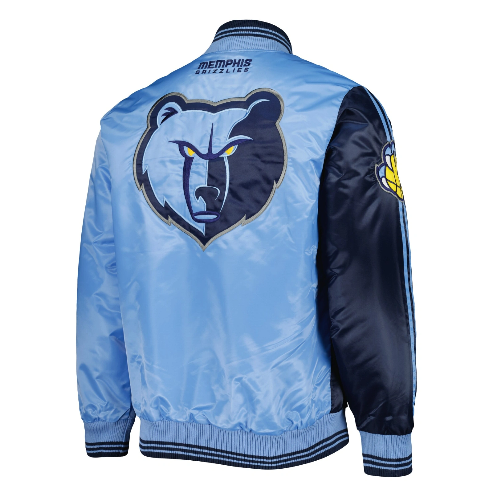 Memphis-Grizzlies-Starter-Fast-Break-Satin-Varsity-Jacket-Navy-Blue-2