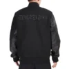Memphis-Grizzlies-Triple-Black-Wool-Varsity-Jacket-1