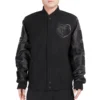 Memphis-Grizzlies-Triple-Black-Wool-Varsity-Jacket