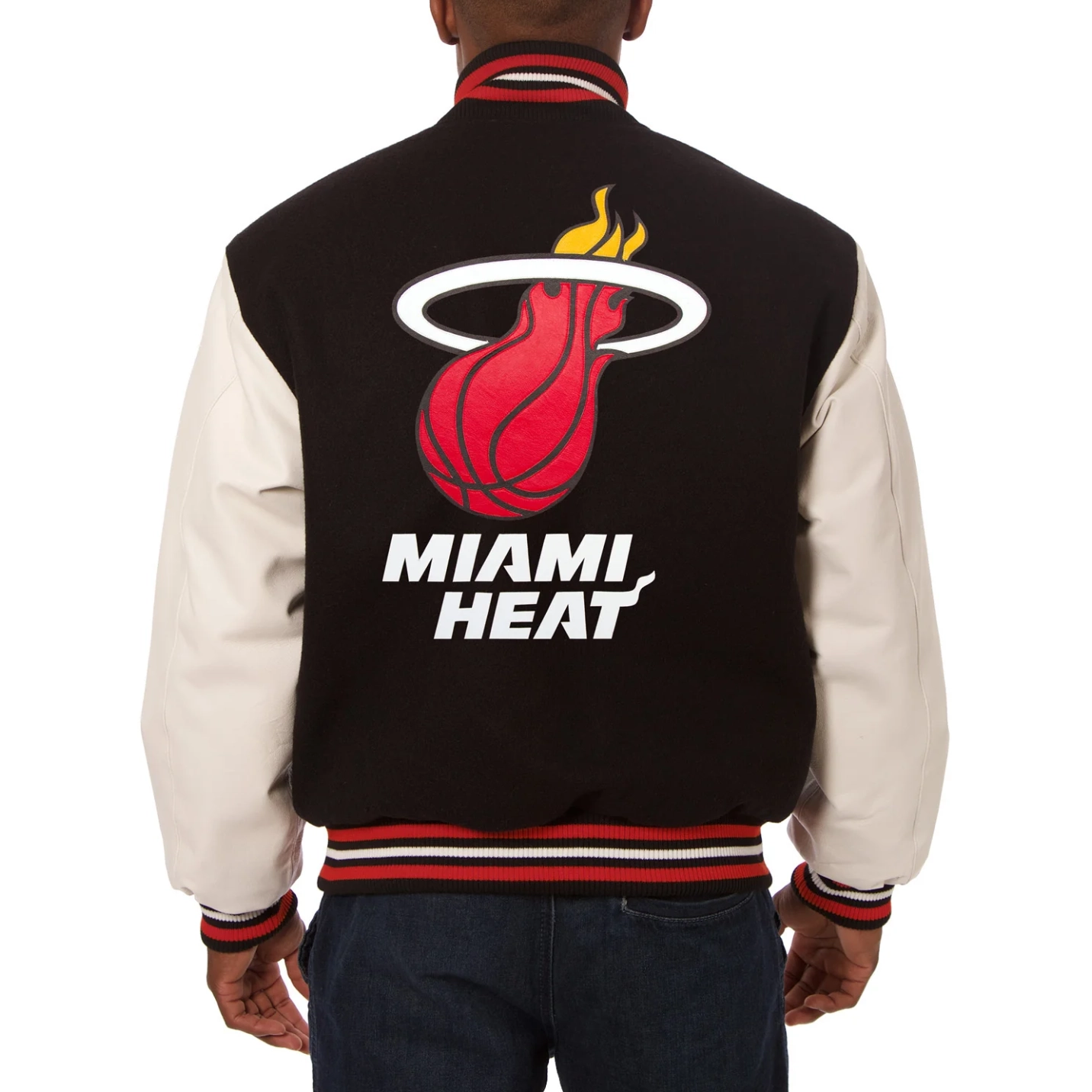 Miami-Heat-Domestic-Two-Tone-Wool-and-Leather-Jacket-Black-White-2