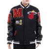 Miami-Heat-Mashup-Wool-Leather-Varsity-Jacket-Black-3