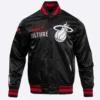 Miami-Heat-Pro-Standard-Chest-Heat-Culture-Black-Satin-Varsity-Jacket-2