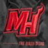 Miami-Heat-Pro-Standard-Chest-Heat-Culture-Black-Satin-Varsity-Jacket-8
