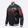 Miami-Heat-Pro-Standard-Old-English-Black-Satin-Varsity-Jacket-1