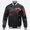 Miami-Heat-Pro-Standard-Old-English-Black-Satin-Varsity-Jacket-2