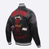 Miami-Heat-Pro-Standard-Old-English-Black-Satin-Varsity-Jacket-3