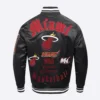 Miami-Heat-Pro-Standard-Old-English-Black-Satin-Varsity-Jacket-4