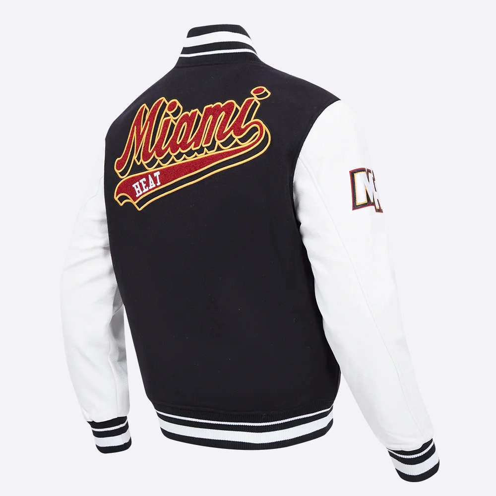 Miami-Heat-Pro-Standard-Script-Tail-Wool-And-Leather-Varsity-Jacket-3