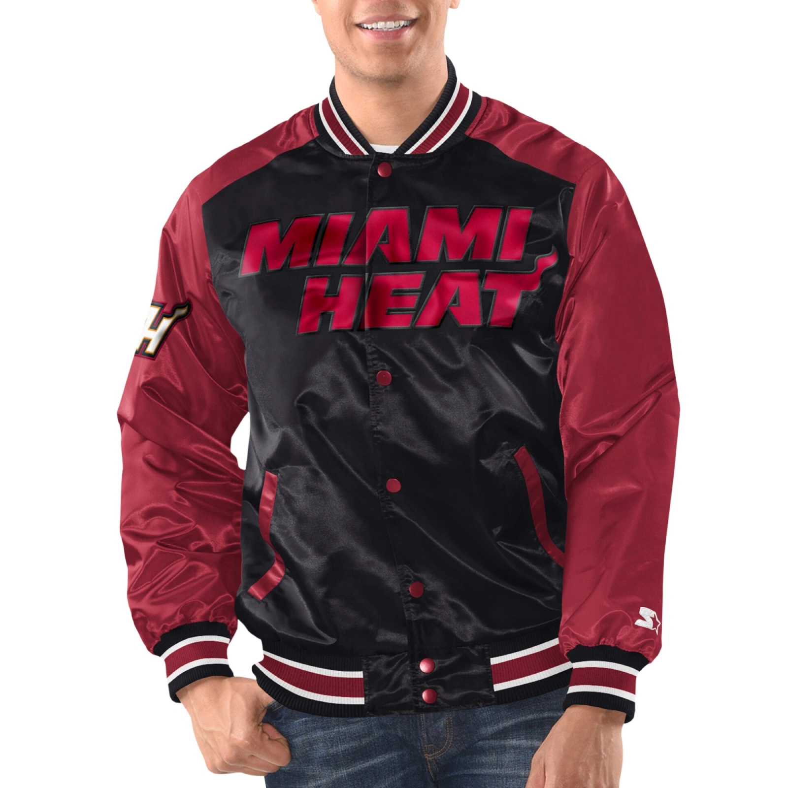 Miami-Heat-Renegade-Satin-Varsity-Jacket-Black-Red-1