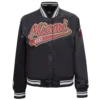 Miami-Heat-Script-Tail-Womens-Full-Snap-Satin-Varsity-Jacket-Black-2