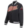 Miami-Heat-Script-Tail-Womens-Full-Snap-Satin-Varsity-Jacket-Black-3