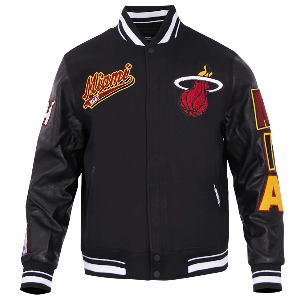 Miami-Heat-Script-Tail-Wool-Leather-Varsity-Jacket-Black-6