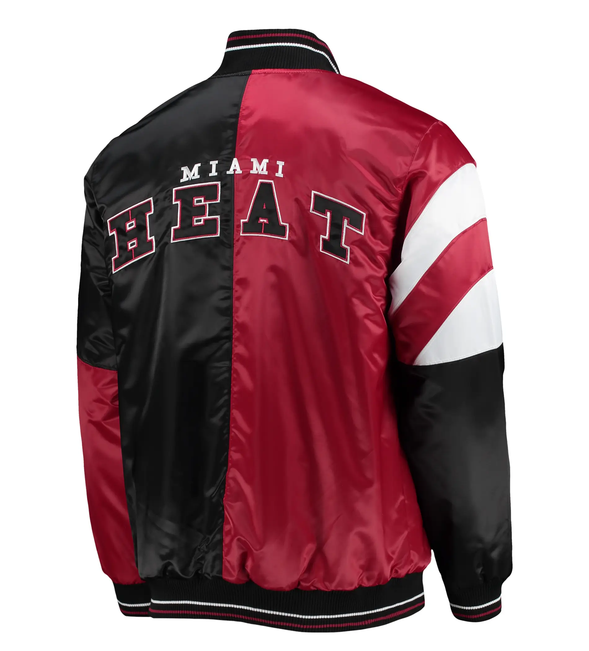 Miami-Heat-Starter-75th-Anniversary-Leader-Red-BlackColor-Block-Satin-Varsity-Jacket-2