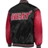 Miami-Heat-Starter-The-Enforcer-Full-Snap-Black-Red-Satin-Varsity-Jacket-2