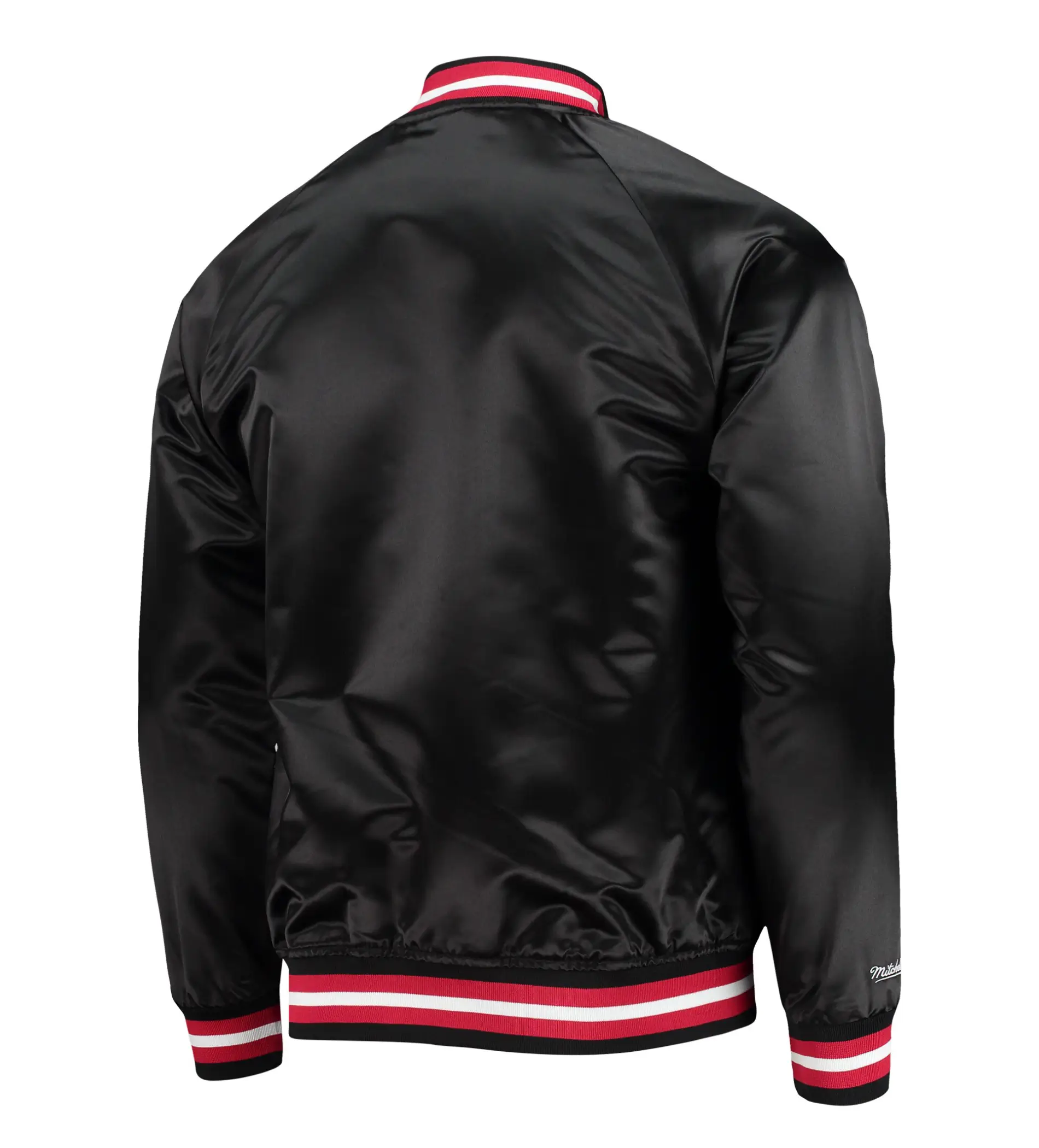 Miami-Heat-Throwback-Wordmark-Full-Snap-Raglan-Black-Satin-Varsity-Jacket-2